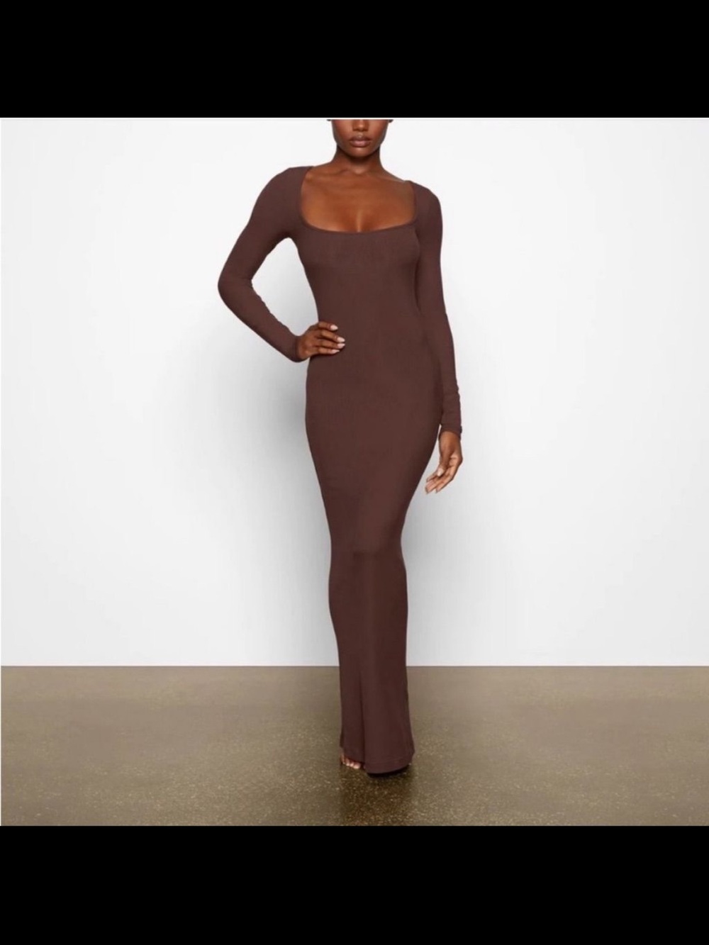 Skim’s Soft Lounge Dress in Brown size S